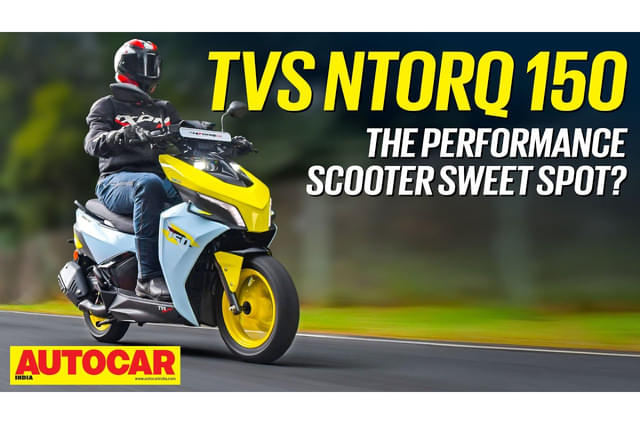 TVS Ntorq 150 video review